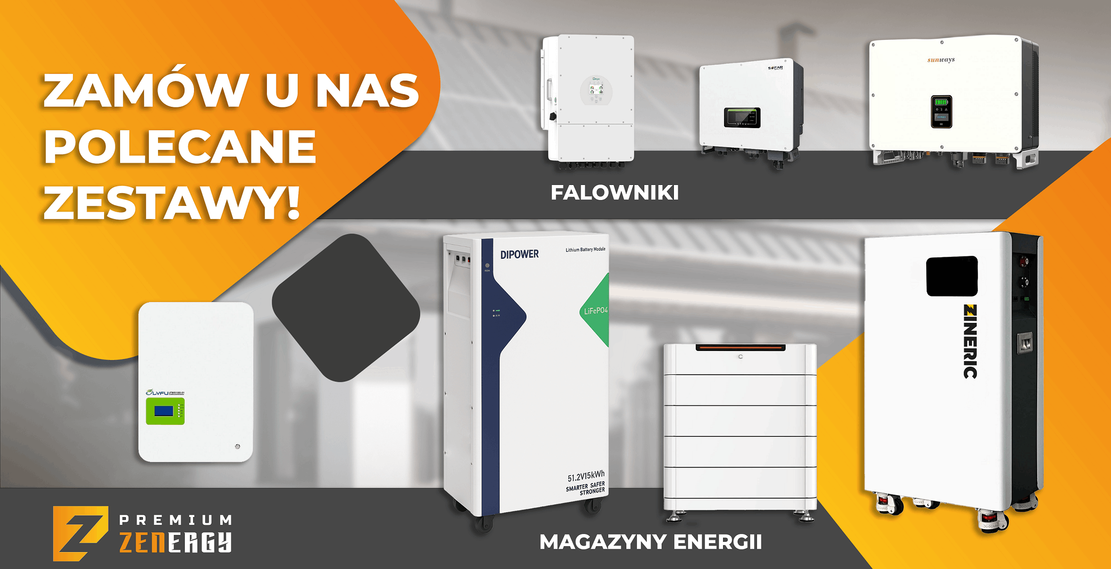 Magazyny energii, falowniki hybrydowe Magazyny energii, falowniki hybrydowe